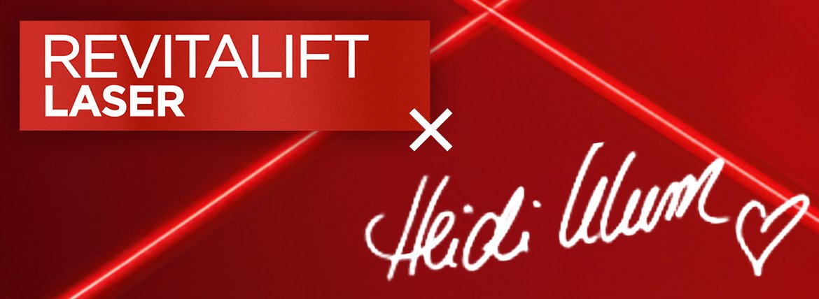 Revitalift Laser x Heidi Klum